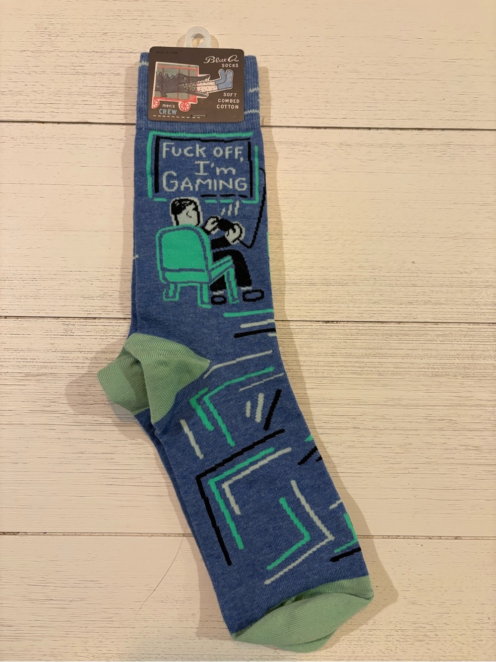 Blue Q funny NSFW socks for gamer